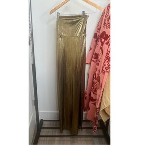 Elegant Gold Women's Skirt